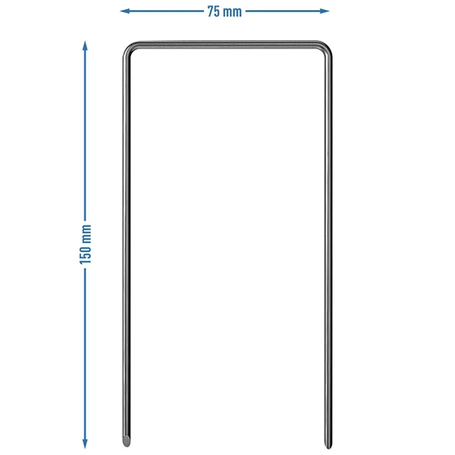 Kolíky pro agrotextilii typu U 100 ks - 7