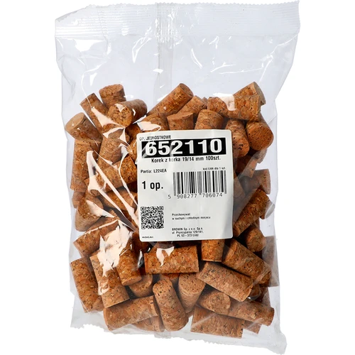 Korek z korku 19/14 mm 100 ks. - 3