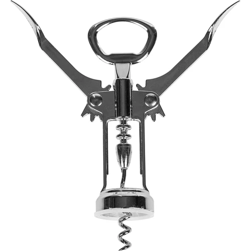 Kovová vývrtka - tradiční - stříbrná - 2