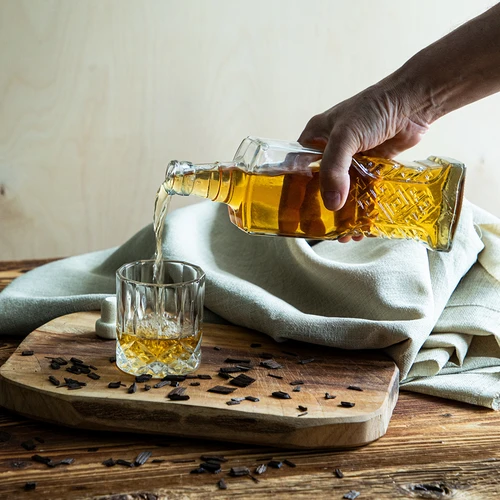 Kredenční láhev 500 ml s korkovou zátkou - 7