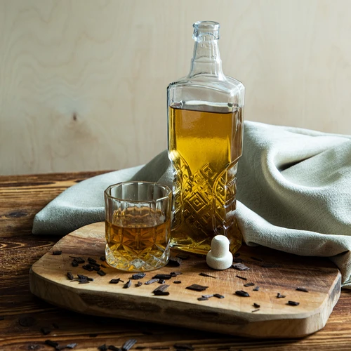 Kredenční láhev 500 ml s korkovou zátkou - 6