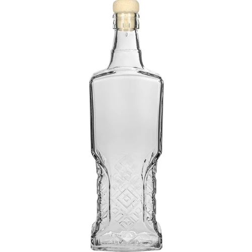 Kredenční láhev 500 ml s korkovou zátkou