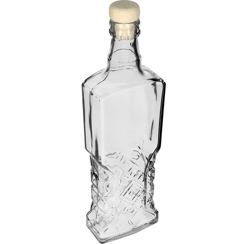 Kredenční láhev 500 ml s korkovou zátkou - 3