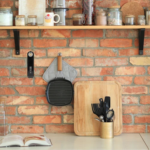 Kuchyňský infračervený teploměr, kompaktní, se skládací sondou - 15