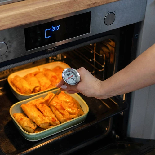 Kuchyňský teploměr s grafikou (0°C do +120°C) 21,0cm - 7