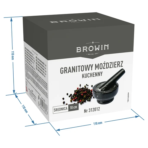 Kuchyňský žulový hmoždíř - 10 cm - 10