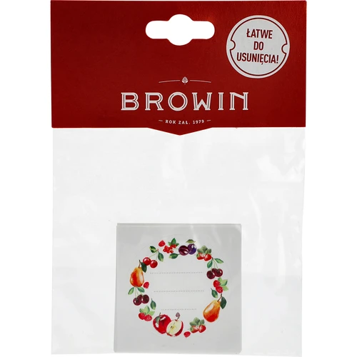 Kulaté etikety fi 50mm na víčka/sklenice - 20ks - 4