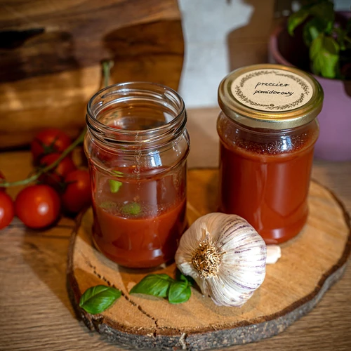 Kulaté etikety fi 66,5mm na víčka/sklenice - 20ks - 8