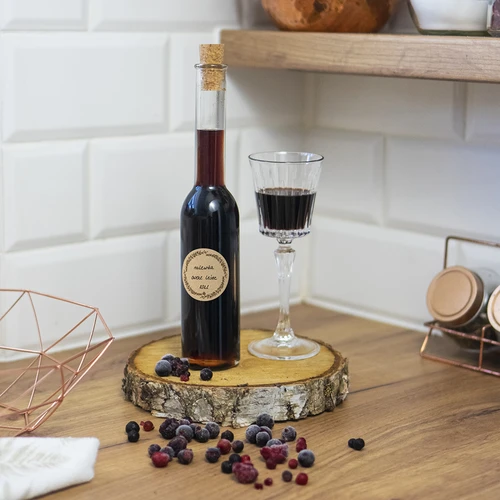 Kulaté etikety fi 66,5mm na víčka/sklenice - 20ks - 11