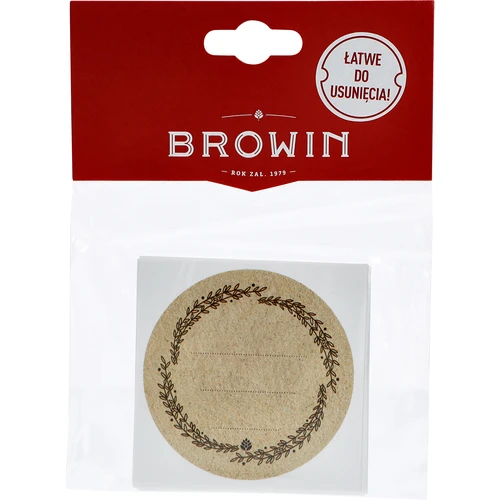 Kulaté etikety fi 66,5mm na víčka/sklenice - 20ks - 4