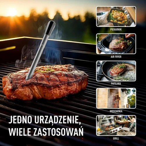 Kulinární teploměr s bezdrátovou sondou Bluetooth - 9