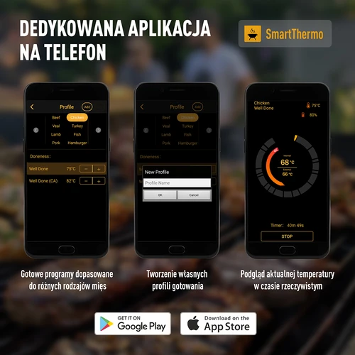 Kulinární teploměr s bezdrátovou sondou Bluetooth - 12