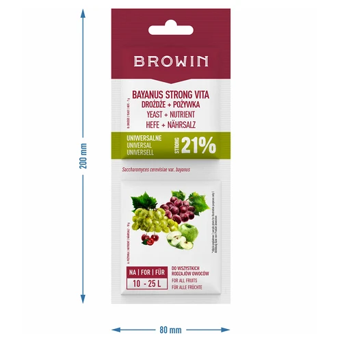 Kvasnice Bayanus + živina - Univerzální - 21%, 17 g - 3