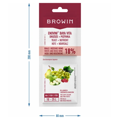 Kvasnice Bayanus + živná sůl - bílá a růžová vína - 3