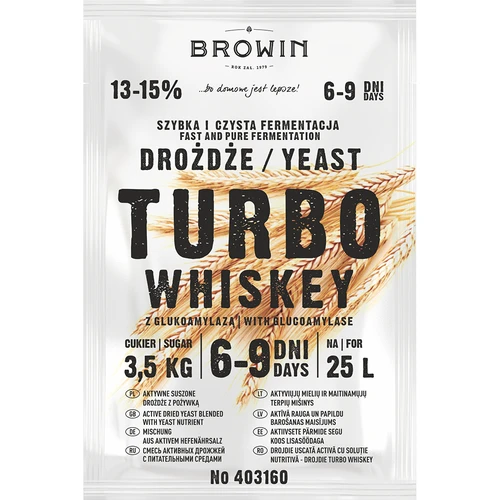 Kvasnice lihovarské Turbo Whiskey - 2