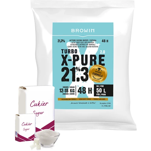 Kvasnice Turbo X-Pure 21,3%, 50 L - 4