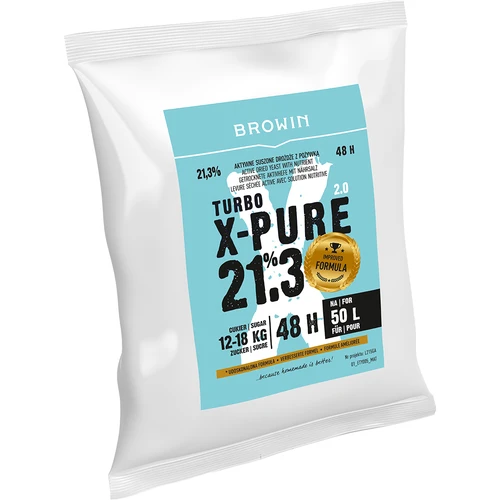 Kvasnice Turbo X-Pure 21,3%, 50 L - 3