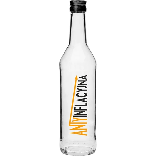 Láhev 0,5 L se šroubovacím uzávěrem a potiskem Antiinflace - 4 ks - 5