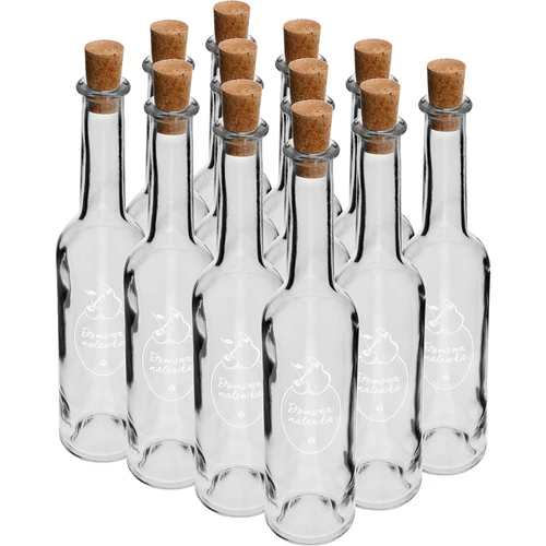 Láhev 350 ml s korkem, potisk Domácí likér - 6