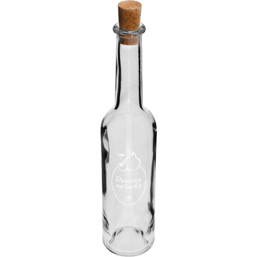 Láhev 350 ml s korkem, potisk Domácí likér - 2