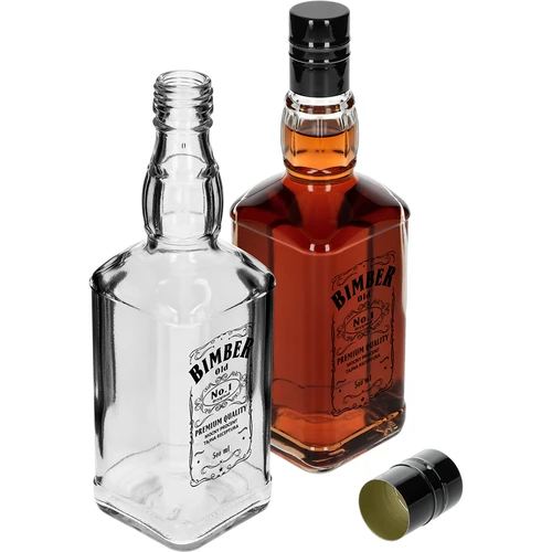 Láhev Daniels 500 ml se šroubovacím uzávěrem, potisk „Bimber OLD“, 1 ks - 4
