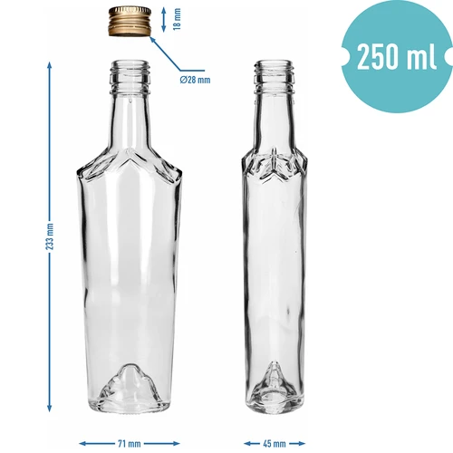 Láhev Everest 250 ml se šroubovacím uzávěrem fi28, 12 ks - 7