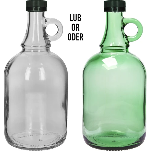 Láhev Gallone 1L bez opletu, se šroubovacím uzávěrem - 3