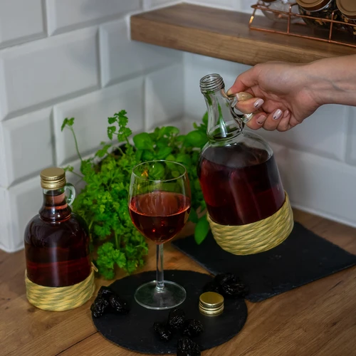 Láhev Gallone 1L v opletu, se šroubovacím uzávěrem - 5