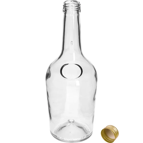 Láhev GLORIA 0,5 l, se zlatým uzávěrem fi 28, 1 ks - 2