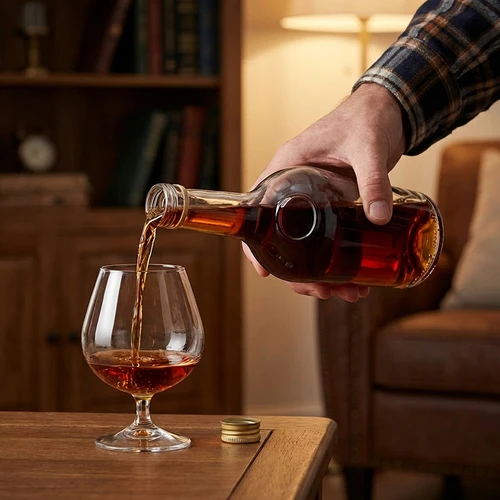 Láhev GLORIA 0,5 l, se zlatým uzávěrem fi 28, 1 ks - 7