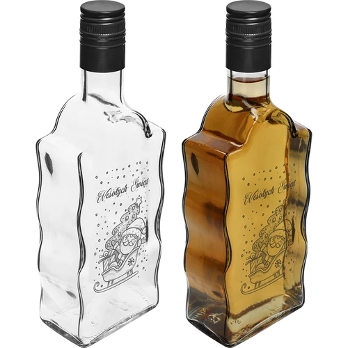 Láhev Klasztorna 500 ml se šroubovacím uzávěrem, potisk „Santa“, 1 ks - 3
