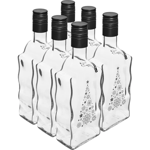 Láhev Klasztorna 500 ml se šroubovacím uzávěrem, potisk „Stromeček", 1 ks. - 4