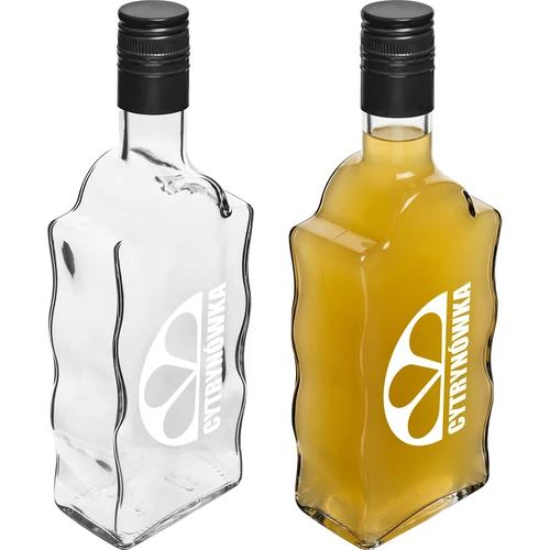 Láhev Klasztorna 500 ml se šroubovacím uzávěrem a potiskem „Citrónovka“, vzor 2 - 4