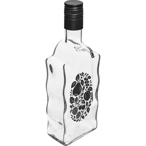 Láhev Klasztorna 500 ml se šroubovacím uzávěrem a potiskem „Ovoce“, vzor 1