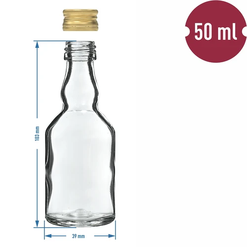 Láhev Maluch 50 ml s uzávěrem - 10 ks - 6