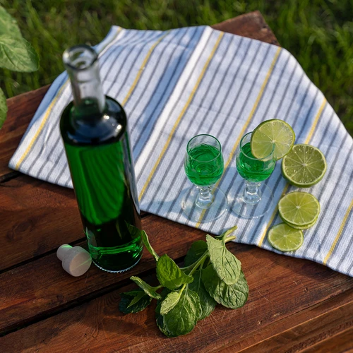 Láhev Marina s korkem, bílá 0,5 L - 6