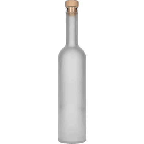 Láhev „Matná (mražené sklo)” 0,5 l s korkem, 1 ks.