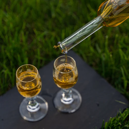 Láhev na likér 100 ml 6 ks + 6 korků - 9