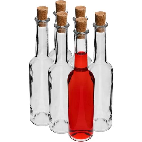 Láhev na likér 350 ml 6 ks + 6 korků - 2