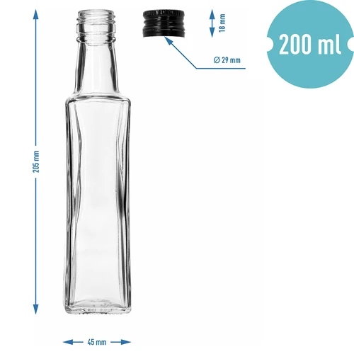 Láhev Olimp 200 ml se šroubovacím uzávěrem, 1 ks - 8