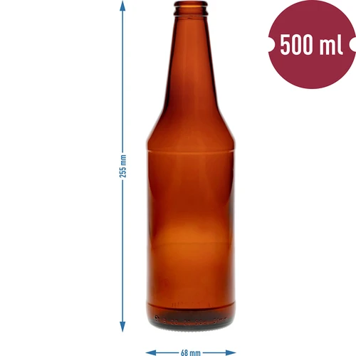 Láhev na pivo 500 ml – balení 8 ks - 4