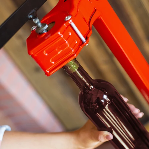 Láhev na víno 0,75 L hnědá - balení 8 ks - 10