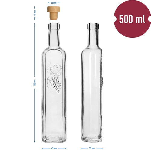 Láhev NieWINNA 500 ml s korkem - 2