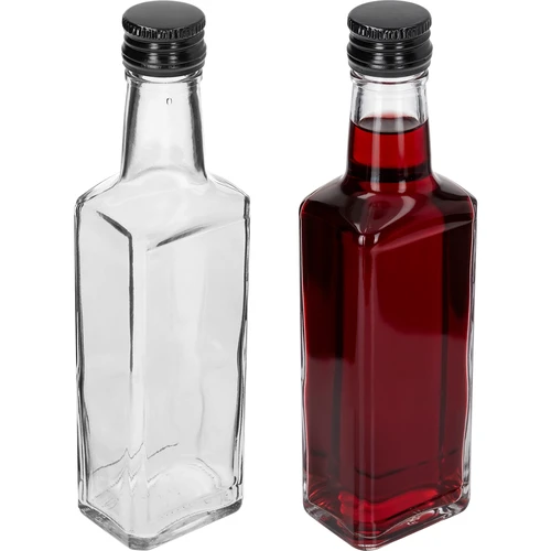 Láhev Receptura 250 ml, s černým uzávěrem, 1 ks - 4