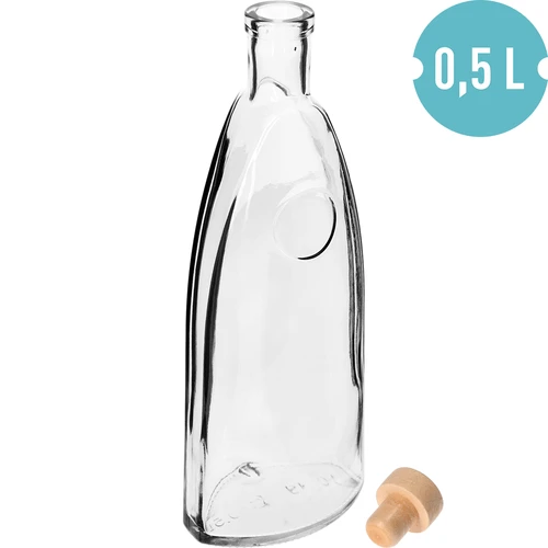 Láhev „Staroměstská” se zátkou typu hříbek, 500 ml, 1 ks - 2