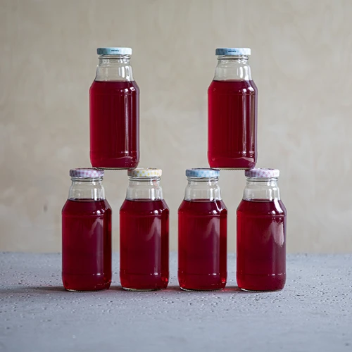 Láhev TO na džus 330 ml s uzávěrem fi 43 - 6 ks. - 5