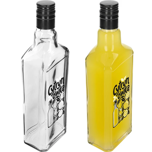 Láhev Tynktura 500 ml s potiskem „Cytrynówka” a šroubovacím uzávěrem - 4