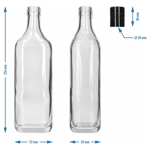 Láhev Walker 500 ml, se šroubovacím uzávěrem, 1 ks. - 5