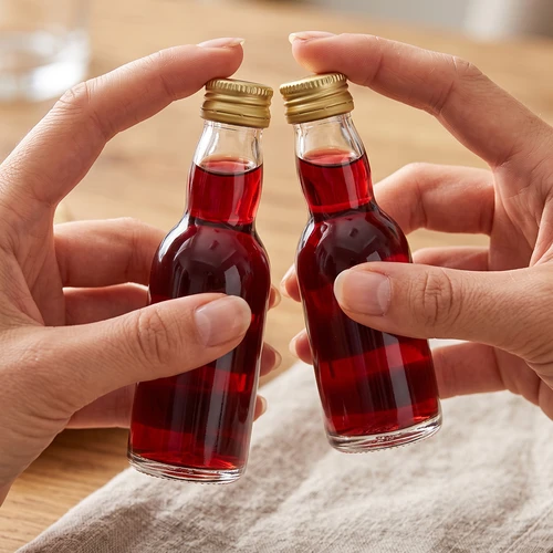Lahvička „Maluch” se zlatým šroubovacím víčkem, 40 ml, 10 ks - 9