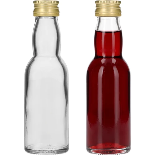 Lahvička „Maluch” se zlatým šroubovacím víčkem, 40 ml, 10 ks - 4